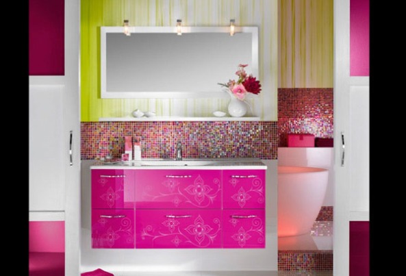 inspiring pink bathroom 5